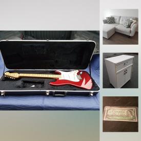 MaxSold Auction: This online auction features Gear VR Headset, Ikea Bedroom Set, Stainless Steel Natural Gas Barbecue, Backup Power, Mini Donut Factory NIB, Allure Vinyl Wood Plank Flooring, Fender Electric Guitar, Vintage Cheques, Uncirculated Canadian One Dollar Bill and much more!